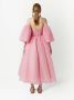 Giambattista Valli Midi-jurk met geborduurd kant Roze - Thumbnail 3