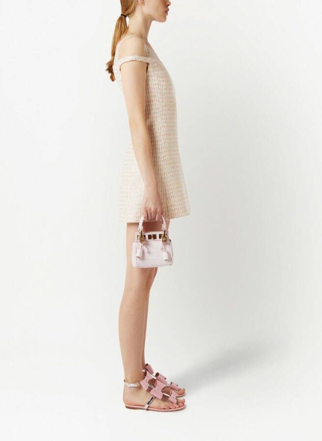 Giambattista Valli Mini-jurk met gelaagd detail Beige