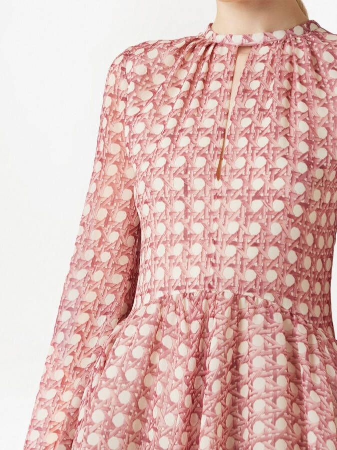 Giambattista Valli Mini-jurk met stippen Roze