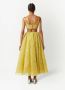 Giambattista Valli Rok met geborduurd kant Geel - Thumbnail 4