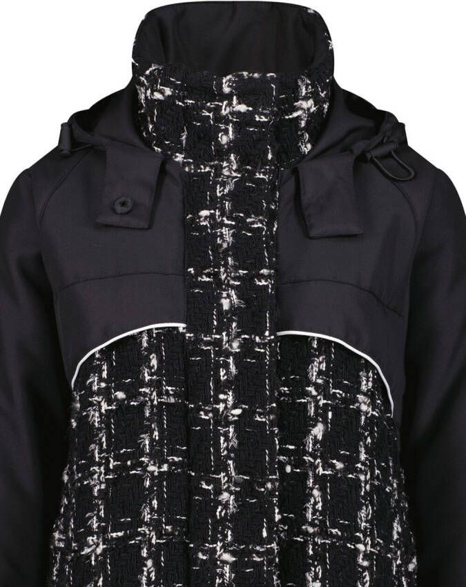 Giambattista Valli Tweed jas Zwart