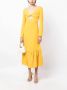 Giambattista Valli Blousejurk met gedraaide voorkant Geel - Thumbnail 2