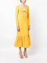 Giambattista Valli Blousejurk met gedraaide voorkant Geel - Thumbnail 3