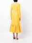 Giambattista Valli Blousejurk met gedraaide voorkant Geel - Thumbnail 4