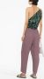 Gianluca Capannolo Pantalon met elastische taille Paars - Thumbnail 4