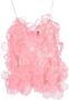 Gianluca Capannolo semi-sheer layered top Roze - Thumbnail 2