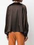 Gianluca Capannolo Zijden blouse Bruin - Thumbnail 4