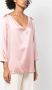 Gianluca Capannolo Zijden blouse Roze - Thumbnail 3