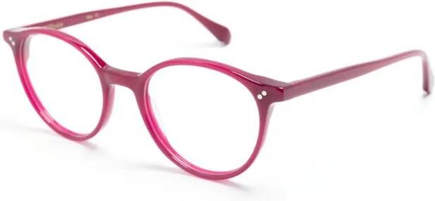 GIGI STUDIOS Brooks zonnebril met rond montuur Roze