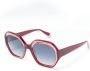 GIGI STUDIOS Zonnebril met geometrisch montuur Rood - Thumbnail 2