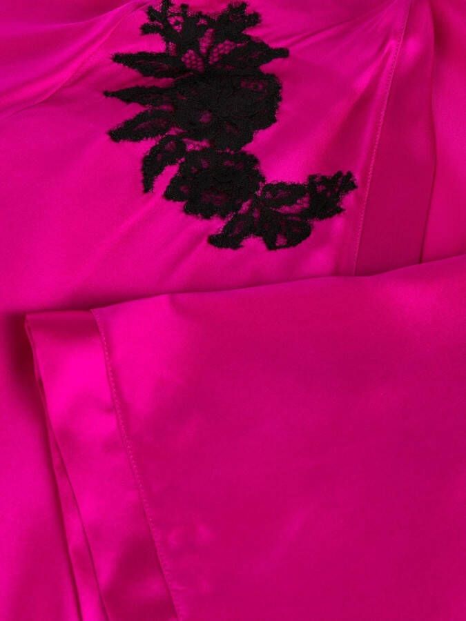 Gilda & Pearl Badjas met bloemenprint Roze