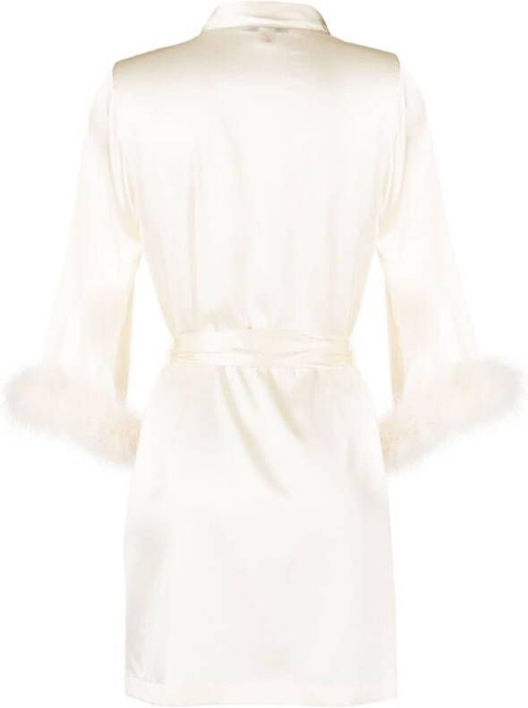 Gilda & Pearl Badjas met gestrikte taille Wit