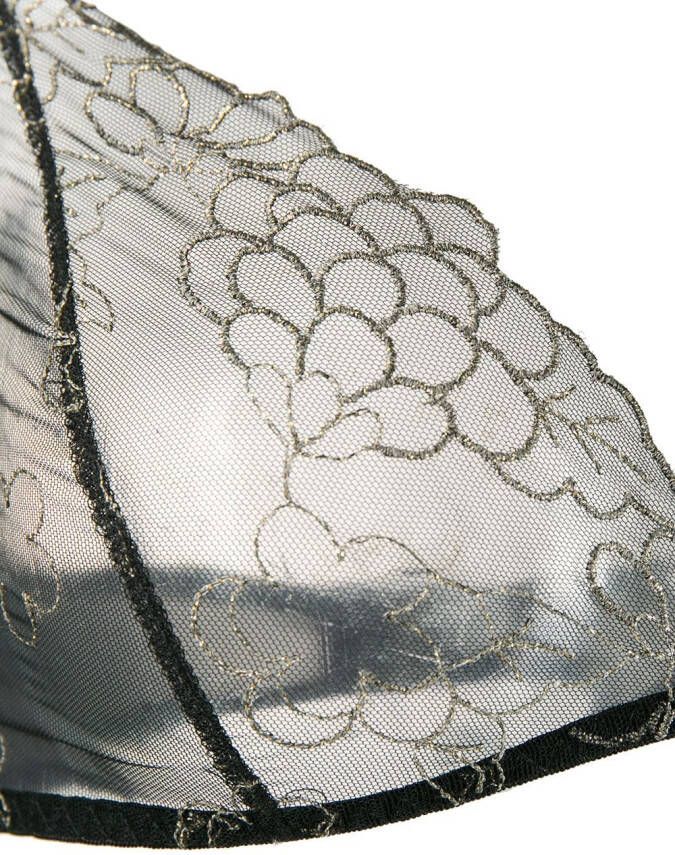 Gilda & Pearl Bh met glitter Zwart