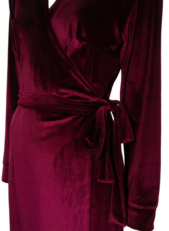 Gilda & Pearl Fluwelen badjas Rood