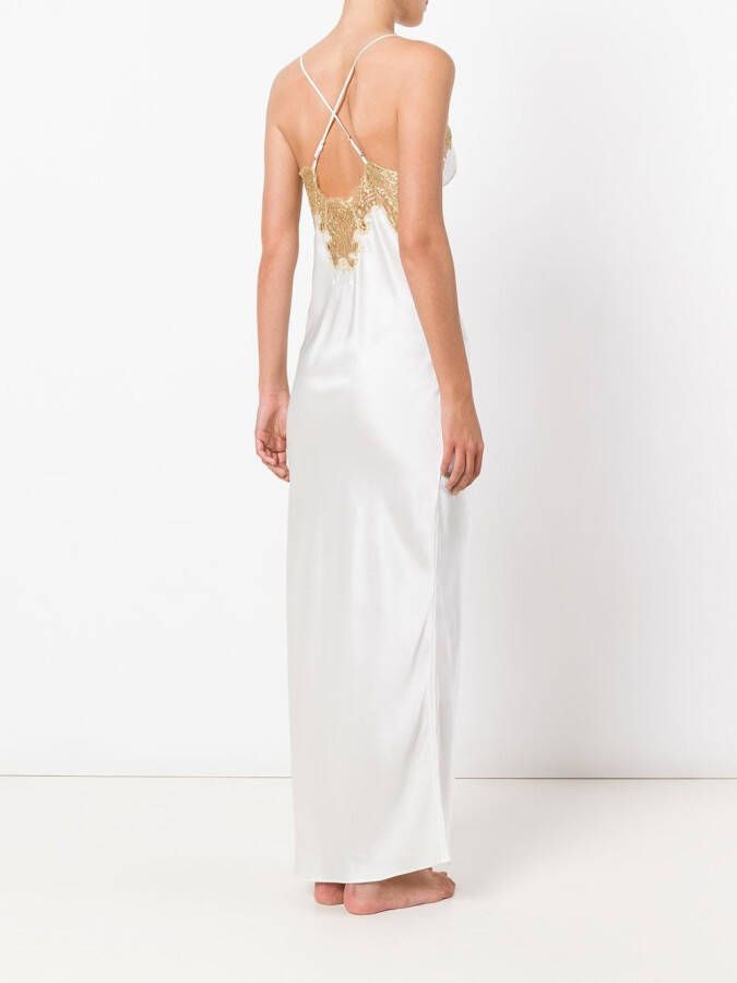 Gilda & Pearl Gina slipt lang Beige