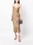 Gilda & Pearl Midi-jurk met luipaardprint Bruin - Thumbnail 2