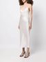 Gilda & Pearl Midi-jurk Wit - Thumbnail 3