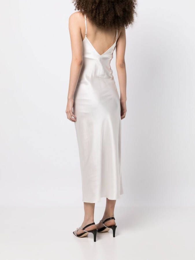 Gilda & Pearl Midi-jurk Wit