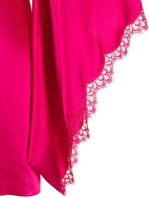 Gilda & Pearl Zijden badjas Roze