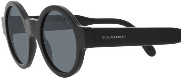 Giorgio Armani AR 903M zonnebril met rond montuur Zwart