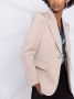 Giorgio Armani Blazer met gewatteerde schouders Beige - Thumbnail 5