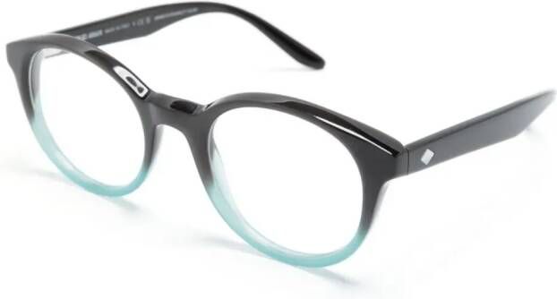 Giorgio Armani Bril met rond montuur Zwart