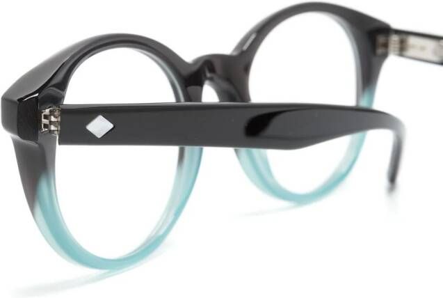 Giorgio Armani Bril met rond montuur Zwart