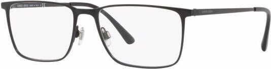Giorgio Armani Bril met vierkant montuur Zwart