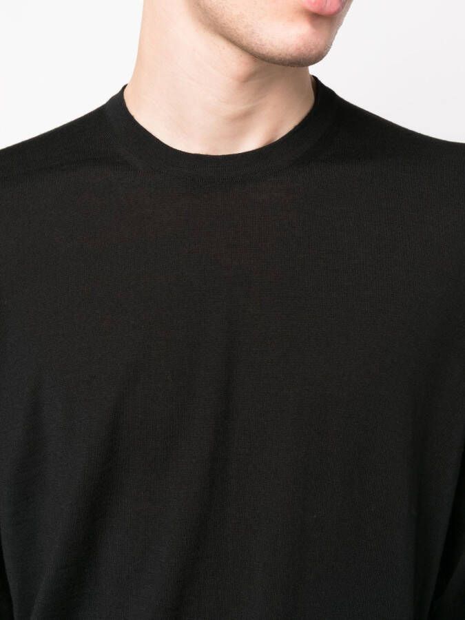 Giorgio Armani Fijngebreide trui Zwart