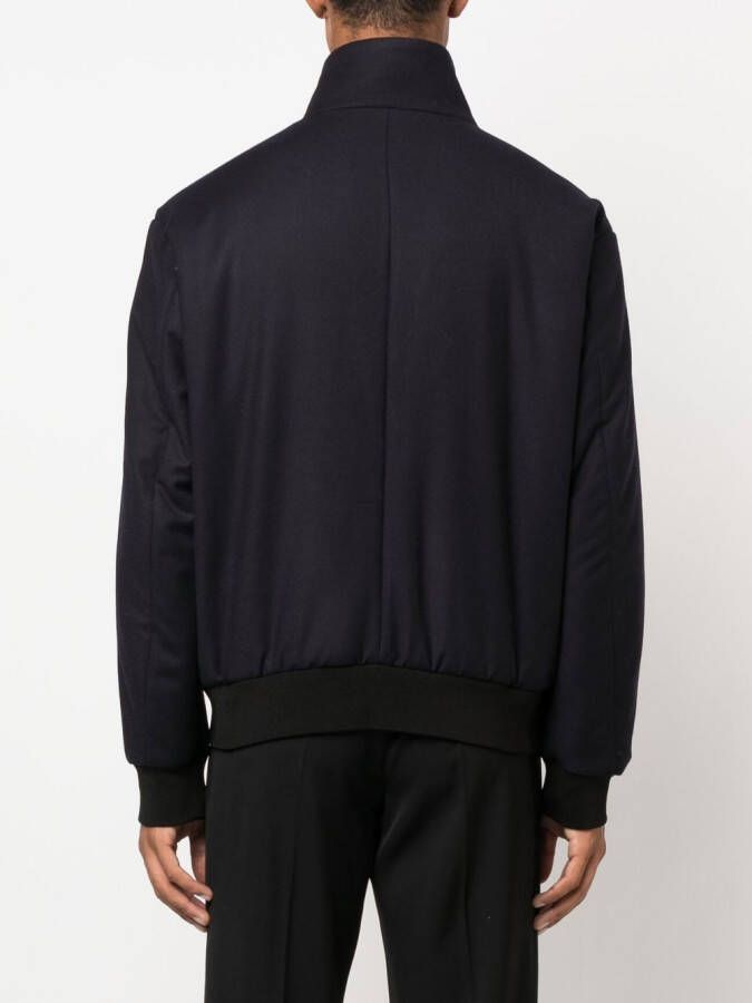 Giorgio Armani Jack met rits Zwart