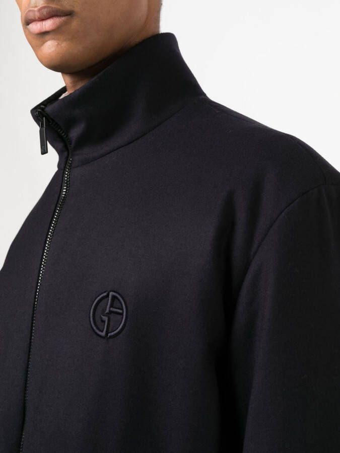 Giorgio Armani Jack met rits Zwart