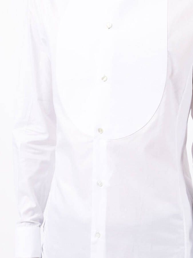 Giorgio Armani Katoenen overhemd Wit