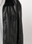 Giorgio Armani Leren jack Zwart - Thumbnail 5