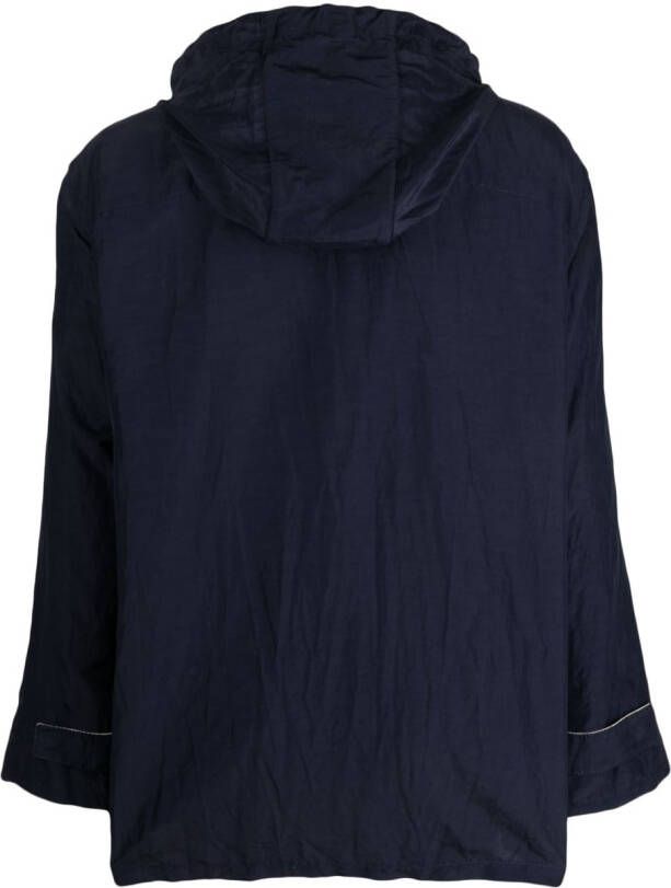 Giorgio Armani Lichtgewicht jack Blauw