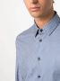 Giorgio Armani Overhemd met print Blauw - Thumbnail 5