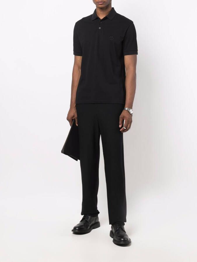 Giorgio Armani Poloshirt Zwart