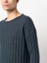 Giorgio Armani Ribgebreide trui Blauw - Thumbnail 5