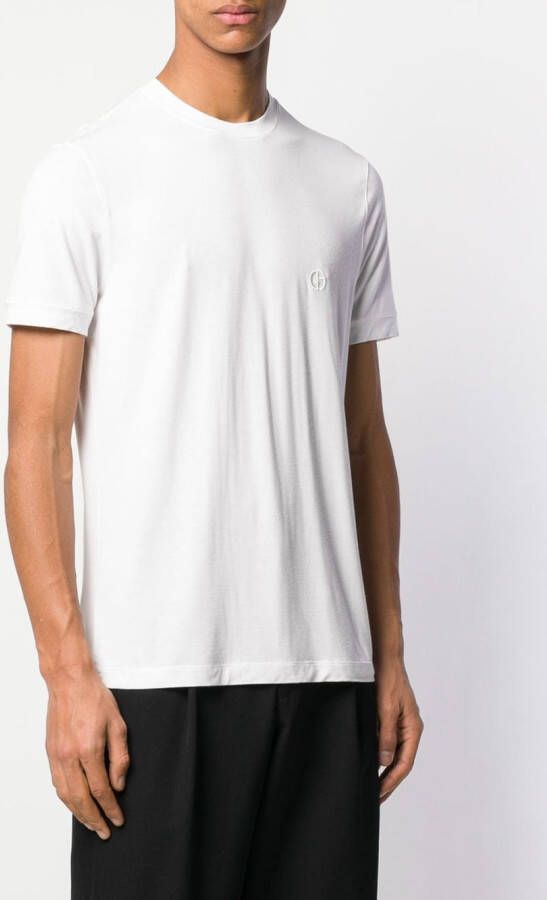 Giorgio Armani Slim-fit T-shirt Wit