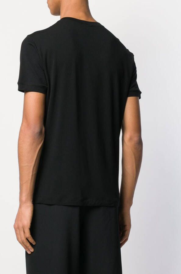 Giorgio Armani Slim-fit T-shirt Zwart