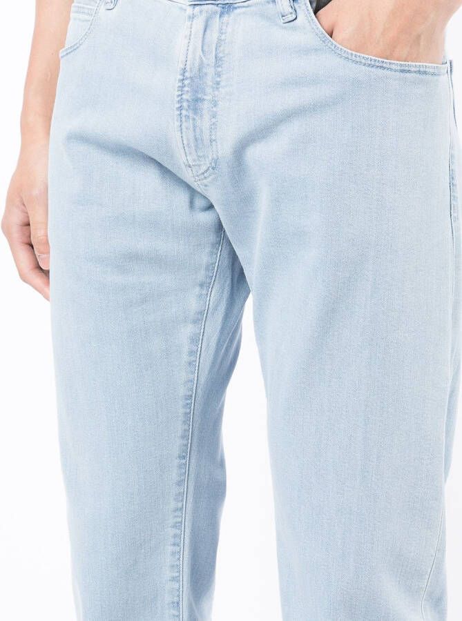 Giorgio Armani Straight jeans Blauw