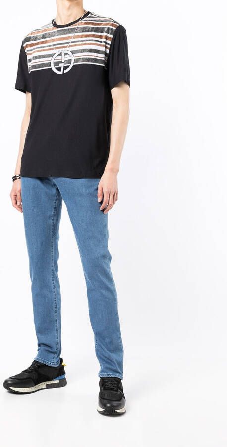 Giorgio Armani Straight jeans Blauw