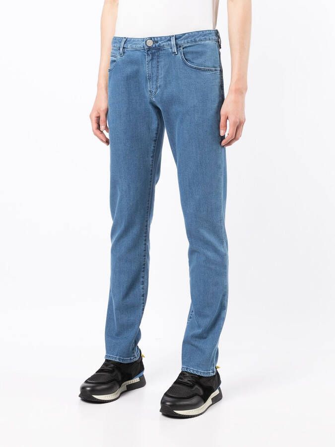 Giorgio Armani Straight jeans Blauw