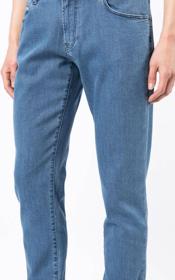 Giorgio Armani Straight jeans Blauw