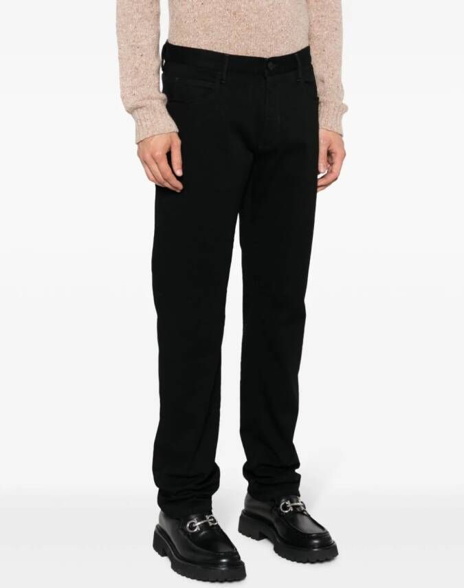 Giorgio Armani Straight jeans Zwart