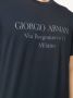 Giorgio Armani T-shirt met logoprint Blauw - Thumbnail 5