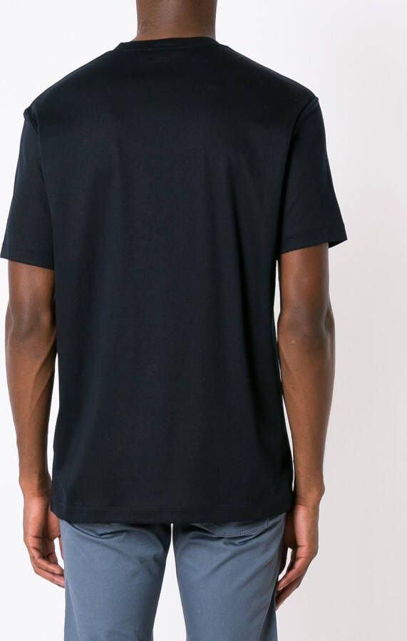 Giorgio Armani T-shirt met logoprint Zwart