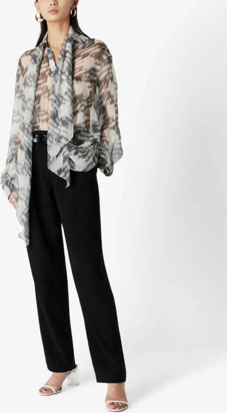 Giorgio Armani Straight pantalon Zwart