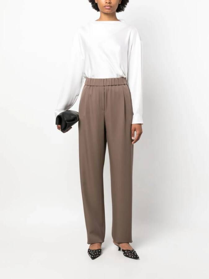 Giorgio Armani Wollen broek Zwart