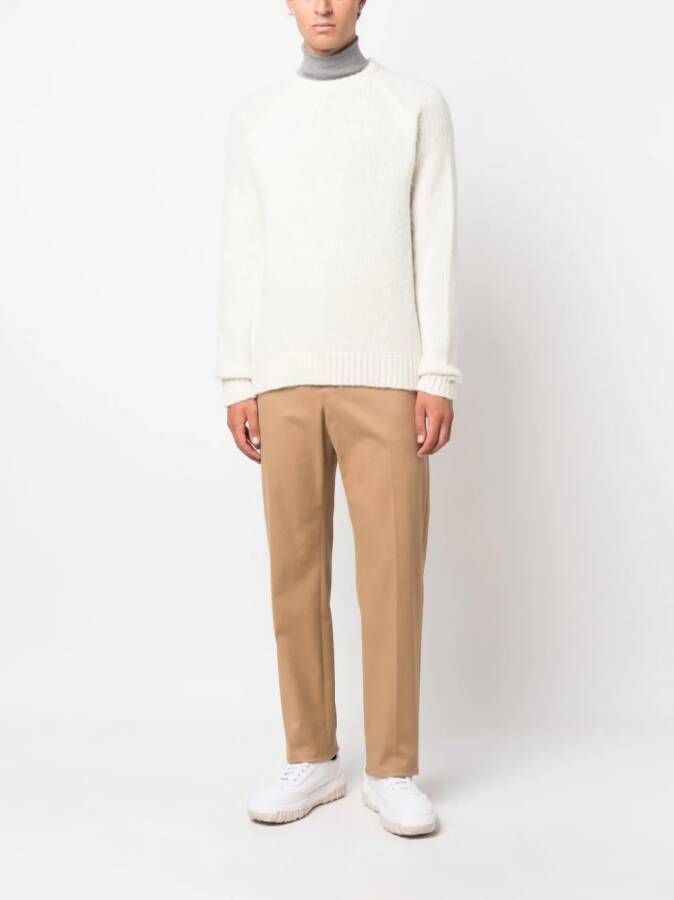 Giorgio Armani Trui met geborduurd logo Wit