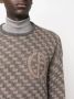 Giorgio Armani Trui met geometrisch patroon Grijs - Thumbnail 5